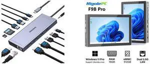 Melelink USB C Docking Station Dual Monitor, 14 in 1 Triple Display Hub with 2 HDMI 4K, DisplayPort, PD Charging, Ethernet, 6 USB C&A Ports, SD/TF, for Dell/HP HIGOLEPC 7" Mini PC, Intel Celeron N95, 16GB RAM, 512GB ROM, WiFi 5.0, Bluetooth Melelink USB C Docking Station Dual Monitor, 14 in 1 Triple Display Hub with 2 HDMI 4K, DisplayPort, PD Charging, Ethernet, 6 USB C&A Ports, SD/TF, for Dell/HP HIGOLEPC 7" Mini PC, Intel Celeron N95, 16GB RAM, 512GB ROM, WiFi 5.0, Bluetooth