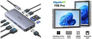Melelink 9-in-1 USB C Hub: Ethernet, HDMI 4K@30Hz, 100W PD, Gigabit RJ45, SD/TF Reader, USB A&C 3.0. Compatible with Mac, Dell, Lenovo, HP. HIGOLEPC 7" Mini PC: Intel N95, Win 11 Pro, 16GB RAM, 512GB ROM, WiFi 5.0, Bluetooth, Dual 4K, 5000m Melelink 9-in-1 USB C Hub: Ethernet, HDMI 4K@30Hz, 100W PD, Gigabit RJ45, SD/TF Reader, USB A&C 3.0. Compatible with Mac, Dell, Lenovo, HP. HIGOLEPC 7" Mini PC: Intel N95, Win 11 Pro, 16GB RAM, 512GB ROM, WiFi 5.0, Bluetooth, Dual 4K, 5000m