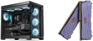 PCCOOLER CPS C3 T700 Dual-Chamber Mid-Tower ATX Case, High-Airflow, Tempered Glass Panels, Black (Fans Not Included) Colorful BATTLE-AX DDR4 RAM 32GB (2x16GB) 3200MHz CL18 1.35V XMP2.0, Titanium Grey PCCOOLER CPS C3 T700 Dual-Chamber Mid-Tower ATX Case, High-Airflow, Tempered Glass Panels, Black (Fans Not Included) Colorful BATTLE-AX DDR4 RAM 32GB (2x16GB) 3200MHz CL18 1.35V XMP2.0, Titanium Grey