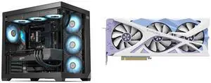 PCCOOLER CPS C3 T700 Dual-Chamber Mid-Tower ATX Case, High-Airflow, Tempered Glass Panels, Black (Fans Not Included) Yeston Sakura Nvidia GeForce RTX 5070Ti 16GB GDDR7 Gaming GPU PCI-Express 5.0 DLSS4.5 Ray Tracing VR Ready PCCOOLER CPS C3 T700 Dual-Chamber Mid-Tower ATX Case, High-Airflow, Tempered Glass Panels, Black (Fans Not Included) Yeston Sakura Nvidia GeForce RTX 5070Ti 16GB GDDR7 Gaming GPU PCI-Express 5.0 DLSS4.5 Ray Tracing VR Ready