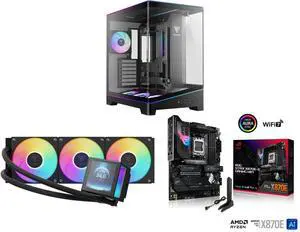 GAMDIAS Atlas P6 CG Mid-Tower Gaming PC, Mini-ITX, Micro-ATX, ATX, 4x120mm PWM ARGB Fans, Curved Tempered Glass, Modular, Type-C, 425mm GPU Support GAMDIAS CHIONE P5-360 Liquid CPU Cooler, 360mm AIO, 3.4" IPS LCD, PWM & ARGB, Intel LGA 1851 GAMDIAS Atlas P6 CG Mid-Tower Gaming PC, Mini-ITX, Micro-ATX, ATX, 4x120mm PWM ARGB Fans, Curved Tempered Glass, Modular, Type-C, 425mm GPU Support GAMDIAS CHIONE P5-360 Liquid CPU Cooler, 360mm AIO, 3.4" IPS LCD, PWM & ARGB, Intel LGA 1851
