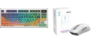 MSI FORGE GK600 TKL Wireless Gaming Keyboard – MARS Edition, Hot-Swappable, Tri-Mode, Linear Switches, RGB & MSI FORGE GM340 Wireless Gaming Mouse - White, PixArt PAW3311 12K DPI, Tri-Mode, 57g Ultra-Light, 1000Hz MSI FORGE GK600 TKL Wireless Gaming Keyboard – MARS Edition, Hot-Swappable, Tri-Mode, Linear Switches, RGB & MSI FORGE GM340 Wireless Gaming Mouse - White, PixArt PAW3311 12K DPI, Tri-Mode, 57g Ultra-Light, 1000Hz