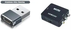 Idealforce 6-Pack USB-C Female to USB-A Male Adapter, USB 3.1 Type C Port to USB 3.0 Converter. Connect new phones, tablets, or laptops to drives, keyboards and Idealforce HDMI to RCA Converter Adapter, 1080P Downscaling with 3RCA AV Output for Xbox, PC, DVD, to Older TV/Monitor. Popular keywords: HDMI to AV converter, RCA adapter Idealforce 6-Pack USB-C Female to USB-A Male Adapter, USB 3.1 Type C Port to USB 3.0 Converter. Connect new phones, tablets, or laptops to drives, keyboards and Idealforce HDMI to RCA Converter Adapter, 1080P Downscaling with 3RCA AV Output for Xbox, PC, DVD, to Older TV/Monitor. Popular keywords: HDMI to AV converter, RCA adapter