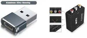 Idealforce 6-Pack USB-C Female to USB-A Male Adapter, USB 3.1 Type C Port to USB 3.0 Converter. Connect new phones, tablets, or laptops to drives, keyboards and Idealforce RCA Composite AV to HDMI Converter Upscaler | 1080P HD Video Adapter for Old Game Consoles & DVD Players | Plug & Play Converter Box for Nintendo Wii NES SNES N64 GameCube, Sega Genesis, PS Idealforce 6-Pack USB-C Female to USB-A Male Adapter, USB 3.1 Type C Port to USB 3.0 Converter. Connect new phones, tablets, or laptops to drives, keyboards and Idealforce RCA Composite AV to HDMI Converter Upscaler | 1080P HD Video Adapter for Old Game Consoles & DVD Players | Plug & Play Converter Box for Nintendo Wii NES SNES N64 GameCube, Sega Genesis, PS