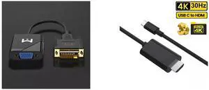 Idealforce NEW 1080p Active Cable Adapter Converter DVI-D 24+1 Pin Male to VGA 15Pin Female and Idealforce USB Type C to HDMI Cable 1080P HD TV Adapter Android LG Samsung Motorola Phone,USB C to HDMI cable, Type C HDMI adapter, USB-C video cable, 1080P HD cable, 4K HDMI cable Idealforce NEW 1080p Active Cable Adapter Converter DVI-D 24+1 Pin Male to VGA 15Pin Female and Idealforce USB Type C to HDMI Cable 1080P HD TV Adapter Android LG Samsung Motorola Phone,USB C to HDMI cable, Type C HDMI adapter, USB-C video cable, 1080P HD cable, 4K HDMI cable