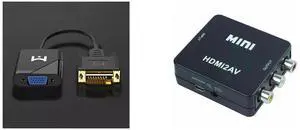 Idealforce NEW 1080p Active Cable Adapter Converter DVI-D 24+1 Pin Male to VGA 15Pin Female and Idealforce HDMI to RCA Converter Adapter, 1080P Downscaling with 3RCA AV Output for Xbox, PC, DVD, to Older TV/Monitor. Popular keywords: HDMI to AV converter, RCA adapter Idealforce NEW 1080p Active Cable Adapter Converter DVI-D 24+1 Pin Male to VGA 15Pin Female and Idealforce HDMI to RCA Converter Adapter, 1080P Downscaling with 3RCA AV Output for Xbox, PC, DVD, to Older TV/Monitor. Popular keywords: HDMI to AV converter, RCA adapter