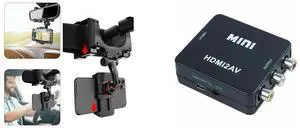Idealforce Universal 360° Rotation Car Rearview Mirror Phone Mount | Adjustable Gooseneck Dashboard & Windshield Alternative Holder for iPhone, Samsung, GPS, Smartphones up to 3.5 Inches Wide and Idealforce HDMI to RCA Converter Adapter, 1080P Downscaling with 3RCA AV Output for Xbox, PC, DVD, to Older TV/Monitor. Popular keywords: HDMI to AV converter, RCA adapter Idealforce Universal 360° Rotation Car Rearview Mirror Phone Mount | Adjustable Gooseneck Dashboard & Windshield Alternative Holder for iPhone, Samsung, GPS, Smartphones up to 3.5 Inches Wide and Idealforce HDMI to RCA Converter Adapter, 1080P Downscaling with 3RCA AV Output for Xbox, PC, DVD, to Older TV/Monitor. Popular keywords: HDMI to AV converter, RCA adapter