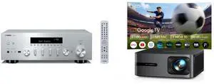 Receivers Home Theater Projectors Combo - Yamaha R-N600ASL Bundle with WiMiUS G2 Receivers Home Theater Projectors Combo - Yamaha R-N600ASL Bundle with WiMiUS G2