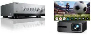 Receivers Home Theater Projectors Combo - Yamaha R-N800ASL Bundle with WiMiUS G2 Receivers Home Theater Projectors Combo - Yamaha R-N800ASL Bundle with WiMiUS G2