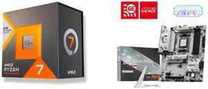 AMD Ryzen 7 7700X3D 8-Core 4.0 GHz AM5 120W Processor, MSI B850 GAMING PLUS WIFI6E ATX Motherboard, Supports Ryzen 9000/8000/7000, DDR5 8200+ MT/s (OC), PCIe 4.0 x16, M.2 Gen5, Wi-Fi 6E, 2.5G LAN AMD Ryzen 7 7700X3D 8-Core 4.0 GHz AM5 120W Processor, MSI B850 GAMING PLUS WIFI6E ATX Motherboard, Supports Ryzen 9000/8000/7000, DDR5 8200+ MT/s (OC), PCIe 4.0 x16, M.2 Gen5, Wi-Fi 6E, 2.5G LAN