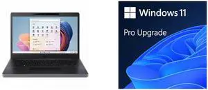 Acer TravelMate B5 14" Notebook - Full HD - Intel N250 - 8GB RAM - 128GB Flash - English Keyboard - Black - 1920x1080 - Windows 11 Pro Upgrade (Digital Download) Acer TravelMate B5 14" Notebook - Full HD - Intel N250 - 8GB RAM - 128GB Flash - English Keyboard - Black - 1920x1080 - Windows 11 Pro Upgrade (Digital Download)
