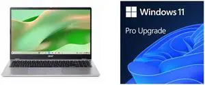 Acer Chromebook 315 CB315-6H-P12B 15.6" Full HD 60Hz Intel N250 8GB 128GB Flash English Keyboard Silver 1920x1080 ChromeOS Microsoft Windows 11 Pro Upgrade Digital Download Acer Chromebook 315 CB315-6H-P12B 15.6" Full HD 60Hz Intel N250 8GB 128GB Flash English Keyboard Silver 1920x1080 ChromeOS Microsoft Windows 11 Pro Upgrade Digital Download