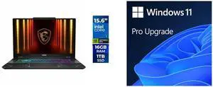 MSI Cyborg 15 B2RWEKG-293US 15.6" Gaming Notebook - Intel Core i7 240H (1.80 GHz) - 16GB RAM - 1TB SSD - Win 11 Home - NVIDIA RTX 5050 8GB - Webcam - Wi-Fi 6E - Win 11 Pro Upgrade (Digital Download) MSI Cyborg 15 B2RWEKG-293US 15.6" Gaming Notebook - Intel Core i7 240H (1.80 GHz) - 16GB RAM - 1TB SSD - Win 11 Home - NVIDIA RTX 5050 8GB - Webcam - Wi-Fi 6E - Win 11 Pro Upgrade (Digital Download)