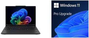 Lenovo ThinkPad X13 Gen 7 13.3" Touchscreen Notebook - WUXGA - 60Hz - Intel Core Ultra 7 - vPro - 32GB RAM - 512GB SSD - English Keyboard - Black - Windows 11 Pro Upgrade (Digital Download) Lenovo ThinkPad X13 Gen 7 13.3" Touchscreen Notebook - WUXGA - 60Hz - Intel Core Ultra 7 - vPro - 32GB RAM - 512GB SSD - English Keyboard - Black - Windows 11 Pro Upgrade (Digital Download)