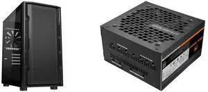 COUGAR Uniface Mini Black, Mini Tower, Max. 340mm GPU Length, Pre-installed Black Fan *1, Support up to 6 Fans, Perforated Front Panel, (Black) and COUGAR GEX 1000 Power Supply, 80Plus Gold Certificate, 140mm length, Fully Modular, 10-year-warranty COUGAR Uniface Mini Black, Mini Tower, Max. 340mm GPU Length, Pre-installed Black Fan *1, Support up to 6 Fans, Perforated Front Panel, (Black) and COUGAR GEX 1000 Power Supply, 80Plus Gold Certificate, 140mm length, Fully Modular, 10-year-warranty