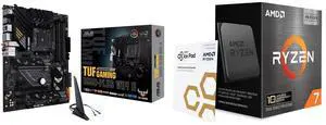 ASUS TUF GAMING B550-PLUS WIFI II AM4 ATX AMD Motherboard AMD Ryzen 7 5800X3D 10th Anniversary Edition - Ryzen 7 5000 Series Vermeer (Zen 3) 8-Core 3.4 GHz Socket AM4 105W Desktop CPU Processor - 100-100000651POF ASUS TUF GAMING B550-PLUS WIFI II AM4 ATX AMD Motherboard AMD Ryzen 7 5800X3D 10th Anniversary Edition - Ryzen 7 5000 Series Vermeer (Zen 3) 8-Core 3.4 GHz Socket AM4 105W Desktop CPU Processor - 100-100000651POF