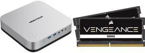 MINISFORUM AI Mini PC X1 Pro-470 AMD Ryzen AI 9 HX 470 Barebone, 2x5G RJ45, WiFi7, BT5.4, HDMI/DP/2xUSB4, AMD Radeon 890M, CORSAIR Vengeance 32GB (2x16GB) DDR5 5600 Laptop Memory MINISFORUM AI Mini PC X1 Pro-470 AMD Ryzen AI 9 HX 470 Barebone, 2x5G RJ45, WiFi7, BT5.4, HDMI/DP/2xUSB4, AMD Radeon 890M, CORSAIR Vengeance 32GB (2x16GB) DDR5 5600 Laptop Memory