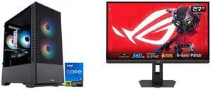 ABS Cyclone Aqua Gaming PC - Win 11, i7-14700F, RTX 5060 8GB, DLSS 4, 32GB DDR5, 1TB NVMe SSD; ASUS ROG STRIX 27" QHD 360Hz, 25" FHD IPS, FreeSync, G-Sync, HDR400, Adjustable Stand XG27AQNGV ABS Cyclone Aqua Gaming PC - Win 11, i7-14700F, RTX 5060 8GB, DLSS 4, 32GB DDR5, 1TB NVMe SSD; ASUS ROG STRIX 27" QHD 360Hz, 25" FHD IPS, FreeSync, G-Sync, HDR400, Adjustable Stand XG27AQNGV
