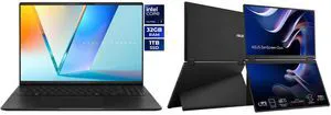 ASUS Vivobook S 16" 3K OLED Intel Core Ultra 7 255H, 32GB RAM, 1TB SSD, Win 11 Home (S5606CA-NS79) + ASUS ZenScreen Duo 14" FHD 60Hz IPS USB-C Mini-HDMI Auto-rotate Portable Monitor (MB14FCD) ASUS Vivobook S 16" 3K OLED Intel Core Ultra 7 255H, 32GB RAM, 1TB SSD, Win 11 Home (S5606CA-NS79) + ASUS ZenScreen Duo 14" FHD 60Hz IPS USB-C Mini-HDMI Auto-rotate Portable Monitor (MB14FCD)