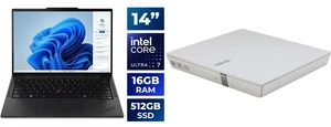 Lenovo ThinkPad T14s Gen 5 14.0" Intel Core Ultra 7 155U 16GB Memory 512GB SSD Windows 11 Pro 21LS0058US ASUS USB 2.0 White External Slim CD / DVD Re-Writer Mac OS Compatible Model SDRW-08D2S-U Lenovo ThinkPad T14s Gen 5 14.0" Intel Core Ultra 7 155U 16GB Memory 512GB SSD Windows 11 Pro 21LS0058US ASUS USB 2.0 White External Slim CD / DVD Re-Writer Mac OS Compatible Model SDRW-08D2S-U