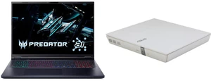 Acer Predator Helios Neo 18" QHD 240Hz, Intel Core Ultra 9 275HX, RTX 5070, 32GB DDR5, 1TB NVMe SSD, Win 11 Home (NH.QVEAA.001) + ASUS USB 2.0 White External Slim CD/DVD Re-Writer, Mac OS Compatible SDRW-08D2S-U Acer Predator Helios Neo 18" QHD 240Hz, Intel Core Ultra 9 275HX, RTX 5070, 32GB DDR5, 1TB NVMe SSD, Win 11 Home (NH.QVEAA.001) + ASUS USB 2.0 White External Slim CD/DVD Re-Writer, Mac OS Compatible SDRW-08D2S-U