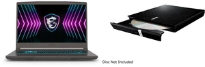 MSI - 15.6" FHD 144 Hz - Intel Core 7 240H - GeForce RTX 4050 Laptop GPU - 16GB Memory - 1TB NVMe SSD - Windows 11 Home (9S7-16R831-3248 ) ASUS USB 2.0 Black External Slim CD / DVD Re-writer MacOS Compatible Model SDRW-08D2S-U MSI - 15.6" FHD 144 Hz - Intel Core 7 240H - GeForce RTX 4050 Laptop GPU - 16GB Memory - 1TB NVMe SSD - Windows 11 Home (9S7-16R831-3248 ) ASUS USB 2.0 Black External Slim CD / DVD Re-writer MacOS Compatible Model SDRW-08D2S-U