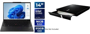 Lenovo ThinkPad T14s Gen 5 14.0" Intel Core Ultra 7 155U 16GB Memory 512GB SSD Windows 11 Pro 21LS0058US ASUS USB 2.0 Black External Slim CD / DVD Re-writer MacOS Compatible Model SDRW-08D2S-U Lenovo ThinkPad T14s Gen 5 14.0" Intel Core Ultra 7 155U 16GB Memory 512GB SSD Windows 11 Pro 21LS0058US ASUS USB 2.0 Black External Slim CD / DVD Re-writer MacOS Compatible Model SDRW-08D2S-U
