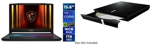 MSI Katana 15 HX B14WFK-490CA 15.6" QHD 165Hz Gaming Laptop Intel i9-14900HX, RTX 5060, 16GB RAM, 1TB SSD, Win 11 home ASUS USB 2.0 Black External Slim CD / DVD Re-writer MacOS Compatible Model SDRW-08D2S-U MSI Katana 15 HX B14WFK-490CA 15.6" QHD 165Hz Gaming Laptop Intel i9-14900HX, RTX 5060, 16GB RAM, 1TB SSD, Win 11 home ASUS USB 2.0 Black External Slim CD / DVD Re-writer MacOS Compatible Model SDRW-08D2S-U