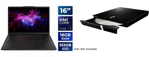 Lenovo ThinkPad P16s Gen 3 16.0" Intel Core Ultra 7 155H NVIDIA RTX 500 Ada Generation 16GB Memory 512GB SSD Windows 11 Pro 21KS001MUS ASUS USB 2.0 Black External Slim CD / DVD Re-writer MacOS Compatible Model SDRW-08D2S-U Lenovo ThinkPad P16s Gen 3 16.0" Intel Core Ultra 7 155H NVIDIA RTX 500 Ada Generation 16GB Memory 512GB SSD Windows 11 Pro 21KS001MUS ASUS USB 2.0 Black External Slim CD / DVD Re-writer MacOS Compatible Model SDRW-08D2S-U