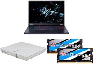 Acer 16" Predator Helios Neo 16 AI Gaming Laptop - Nvidia RTX 5070, Intel Core Ultra 9 275HX, 2560x1600 IPS @ 240Hz, 32GB DDR5, 1TB PCIe, MicroSD Reader (PHN16-73) ASUS USB 2.0 CD/DVD Re-Writer Mac OS Compatible, G.SKILL Ripjaws 32GB DDR4 3 Acer 16" Predator Helios Neo 16 AI Gaming Laptop - Nvidia RTX 5070, Intel Core Ultra 9 275HX, 2560x1600 IPS @ 240Hz, 32GB DDR5, 1TB PCIe, MicroSD Reader (PHN16-73) ASUS USB 2.0 CD/DVD Re-Writer Mac OS Compatible, G.SKILL Ripjaws 32GB DDR4 3
