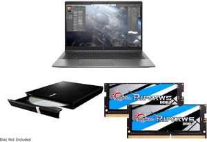 HP ZBook Firefly 14 G8 Laptop i5-1145G7 16GB 256GB SSD 14" FHD Win 11 Pro ASUS USB 2.0 External CD/DVD Re-writer MacOS Compatible G.SKILL Ripjaws 32GB (2x16GB) DDR4 3200 SO-DIMM Laptop Memory HP ZBook Firefly 14 G8 Laptop i5-1145G7 16GB 256GB SSD 14" FHD Win 11 Pro ASUS USB 2.0 External CD/DVD Re-writer MacOS Compatible G.SKILL Ripjaws 32GB (2x16GB) DDR4 3200 SO-DIMM Laptop Memory