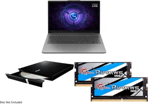 Lenovo LOQ Essential 15.6" Gaming Laptop: GeForce RTX 3050, Intel i5-12450HX, 8GB RAM, 512GB SSD, Windows 11, 144Hz IPS. Includes ASUS USB 2.0 Slim CD/DVD Re-writer, G.SKILL Ripjaws 32GB DDR4 3200 Laptop Memory. Lenovo LOQ Essential 15.6" Gaming Laptop: GeForce RTX 3050, Intel i5-12450HX, 8GB RAM, 512GB SSD, Windows 11, 144Hz IPS. Includes ASUS USB 2.0 Slim CD/DVD Re-writer, G.SKILL Ripjaws 32GB DDR4 3200 Laptop Memory.