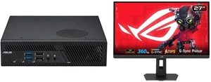 ASUS Desktop PC PB63-SYS382PXTLR-O - Intel i3-14100 - 8GB DDR5 - 256GB NVMe SSD - Windows 11 Pro - Intel UHD Graphics - Wi-Fi 6 - BT5.2 ASUS ROG STRIX 27" QHD 360Hz to 25" Full HD IPS FreeSync & G-Sync HDR400 Stand XG27AQNGV ASUS Desktop PC PB63-SYS382PXTLR-O - Intel i3-14100 - 8GB DDR5 - 256GB NVMe SSD - Windows 11 Pro - Intel UHD Graphics - Wi-Fi 6 - BT5.2 ASUS ROG STRIX 27" QHD 360Hz to 25" Full HD IPS FreeSync & G-Sync HDR400 Stand XG27AQNGV