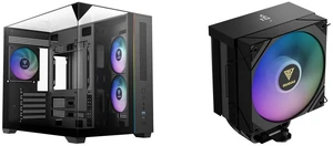 Gamdias ATLAS M3M Micro ATX Mini-ITX PC Case, 3-Side Tempered Glass, 3 ARGB Fans, Angled GPU Airflow, 400mm GPU. Gamdias Boreas M2-51D ARGB CPU Air Cooler, Digital Display, 5 Copper Heat Pipes, 120mm PWM ARGB Fan, LGA 1700/1151/1150/1155/11 Gamdias ATLAS M3M Micro ATX Mini-ITX PC Case, 3-Side Tempered Glass, 3 ARGB Fans, Angled GPU Airflow, 400mm GPU. Gamdias Boreas M2-51D ARGB CPU Air Cooler, Digital Display, 5 Copper Heat Pipes, 120mm PWM ARGB Fan, LGA 1700/1151/1150/1155/11