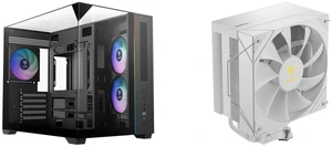 Gamdias ATLAS M3M Micro ATX Mini-ITX Case, 3-Side Tempered Glass, 3 ARGB Fans, Angled GPU Airflow, 400mm GPU Boreas E2-410WH CPU Cooler, 4 Copper Heat Pipes, 120mm PWM Fan, Supports LGA 1700/1151/1150/1155/1156/1200/2011/2066/AM5/AM4 Gamdias ATLAS M3M Micro ATX Mini-ITX Case, 3-Side Tempered Glass, 3 ARGB Fans, Angled GPU Airflow, 400mm GPU Boreas E2-410WH CPU Cooler, 4 Copper Heat Pipes, 120mm PWM Fan, Supports LGA 1700/1151/1150/1155/1156/1200/2011/2066/AM5/AM4