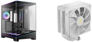 GAMDIAS Atlas P6 CG Mid-Tower Gaming PC: Mini-ITX, Micro-ATX, ATX, 4x120mm PWM ARGB Fans, Curved Tempered Glass, Modular, Type-C, 425mm GPU. Boreas E2-410WH CPU Cooler: 4 Copper Pipes, 120mm Fan, LGA 1700/1151/1150/1155/1156/1200/2011/2066/ GAMDIAS Atlas P6 CG Mid-Tower Gaming PC: Mini-ITX, Micro-ATX, ATX, 4x120mm PWM ARGB Fans, Curved Tempered Glass, Modular, Type-C, 425mm GPU. Boreas E2-410WH CPU Cooler: 4 Copper Pipes, 120mm Fan, LGA 1700/1151/1150/1155/1156/1200/2011/2066/