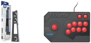 TOPWOLF PS5 Slim Cooling Fan, 10.5 Inches, Quiet 28dB(A) Air Cooling System with 3 Fans, USB 3.0 Port, LED Light, Compatible with PS5 Slim Digital/Discs Edition and HONSON ELECTRONIC Arcade Fighting Stick for PS5 - Sanwa Joystick & Buttons, Octagonal Gate, 8-Button Layout, Wired USB for PS5/PS4/PC TOPWOLF PS5 Slim Cooling Fan, 10.5 Inches, Quiet 28dB(A) Air Cooling System with 3 Fans, USB 3.0 Port, LED Light, Compatible with PS5 Slim Digital/Discs Edition and HONSON ELECTRONIC Arcade Fighting Stick for PS5 - Sanwa Joystick & Buttons, Octagonal Gate, 8-Button Layout, Wired USB for PS5/PS4/PC