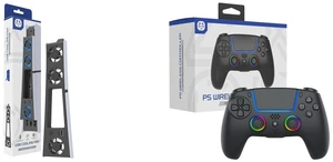 TOPWOLF PS5 Slim Cooling Fan, 10.5 Inches, Quiet 28dB(A) Air Cooling System with 3 Fans, USB 3.0 Port, LED Light, Compatible with PS5 Slim Digital/Discs Edition and TOPWOLF PS5 Bluetooth Controller with Hall Effect Joystick Wireless & USB for PS5 Slim/Pro and PC, RGB Lighting, Vibration, Macro Programmable, Multi-Platform Gaming TOPWOLF PS5 Slim Cooling Fan, 10.5 Inches, Quiet 28dB(A) Air Cooling System with 3 Fans, USB 3.0 Port, LED Light, Compatible with PS5 Slim Digital/Discs Edition and TOPWOLF PS5 Bluetooth Controller with Hall Effect Joystick Wireless & USB for PS5 Slim/Pro and PC, RGB Lighting, Vibration, Macro Programmable, Multi-Platform Gaming