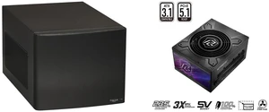 Fractal Design Node 304 Black Aluminum/Steel Mini-ITX Small Form Factor Computer Case ASRock PG-850PSF 850W SFX Power Supply Fractal Design Node 304 Black Aluminum/Steel Mini-ITX Small Form Factor Computer Case ASRock PG-850PSF 850W SFX Power Supply
