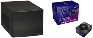 Fractal Design Node 304 Black Aluminum/Steel Mini-ITX Small Form Factor Computer Case ASRock PG-1000PSF 1000W SFX Power Supply Fractal Design Node 304 Black Aluminum/Steel Mini-ITX Small Form Factor Computer Case ASRock PG-1000PSF 1000W SFX Power Supply