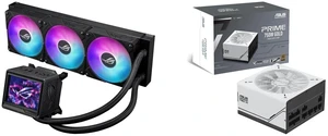 ASUS ROG RYUJIN III 360 ARGB AIO CPU cooler, AMD Ryzen 9000 & Intel® Core™ Ultra Ready, Asetek Gen8 V2 pump, magnetic fans, customizable 3.5" ASUS Prime 750W Gold, ATX 3.0, Fully Modular, 80+ Gold, Dual Ball Bearings, 8-Year Warranty ASUS ROG RYUJIN III 360 ARGB AIO CPU cooler, AMD Ryzen 9000 & Intel® Core™ Ultra Ready, Asetek Gen8 V2 pump, magnetic fans, customizable 3.5" ASUS Prime 750W Gold, ATX 3.0, Fully Modular, 80+ Gold, Dual Ball Bearings, 8-Year Warranty