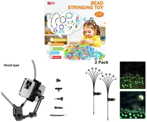 420Pcs Bracelet Making Kit Beads Charms Letters DIY Jewelry Craft Gift for Kids and Adjustable Neck Phone Mount for Hands-Free Outdoor POV Filming & Live Streaming and 2 Pack LED Solar Eyeballs Light Garden Outdoor Waterproof Halloween Decor Lamp 420Pcs Bracelet Making Kit Beads Charms Letters DIY Jewelry Craft Gift for Kids and Adjustable Neck Phone Mount for Hands-Free Outdoor POV Filming & Live Streaming and 2 Pack LED Solar Eyeballs Light Garden Outdoor Waterproof Halloween Decor Lamp