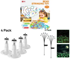 420Pcs Bracelet Making Kit Beads Charms Letters DIY Jewelry Craft Gift for Kids and 4Pcs Wall Mount Stand Bracket for Arlo Pro Security Camera Indoor Outdoor, White and 2 Pack LED Solar Eyeballs Light Garden Outdoor Waterproof Halloween Decor Lamp 420Pcs Bracelet Making Kit Beads Charms Letters DIY Jewelry Craft Gift for Kids and 4Pcs Wall Mount Stand Bracket for Arlo Pro Security Camera Indoor Outdoor, White and 2 Pack LED Solar Eyeballs Light Garden Outdoor Waterproof Halloween Decor Lamp