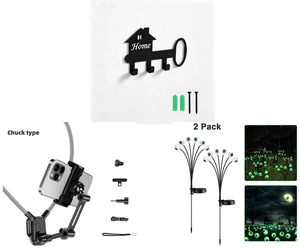 Wall Mounted Metal Key Holder with 3 Hooks Key Hanger for Home Office Hallway and Adjustable Neck Phone Mount for Hands-Free Outdoor POV Filming & Live Streaming and 2 Pack LED Solar Eyeballs Light Garden Outdoor Waterproof Halloween Decor Lamp Wall Mounted Metal Key Holder with 3 Hooks Key Hanger for Home Office Hallway and Adjustable Neck Phone Mount for Hands-Free Outdoor POV Filming & Live Streaming and 2 Pack LED Solar Eyeballs Light Garden Outdoor Waterproof Halloween Decor Lamp
