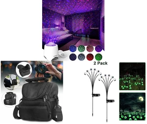 Galaxy Star Ocean Projector with Bluetooth Speaker Remote Control and Camera Protective Bag Shoulder Pouch Zipper Case for Nikon Canon Sony Rebel DSLR and 2 Pack LED Solar Eyeballs Light Garden Outdoor Waterproof Halloween Decor Lamp Galaxy Star Ocean Projector with Bluetooth Speaker Remote Control and Camera Protective Bag Shoulder Pouch Zipper Case for Nikon Canon Sony Rebel DSLR and 2 Pack LED Solar Eyeballs Light Garden Outdoor Waterproof Halloween Decor Lamp
