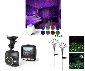 Galaxy Star Ocean Projector with Bluetooth Speaker Remote Control and Dash Cams Front Car Camera with Night Vision G-Sensor 1080P 2.4", Black and 2 Pack LED Solar Eyeballs Light Garden Outdoor Waterproof Halloween Decor Lamp Galaxy Star Ocean Projector with Bluetooth Speaker Remote Control and Dash Cams Front Car Camera with Night Vision G-Sensor 1080P 2.4", Black and 2 Pack LED Solar Eyeballs Light Garden Outdoor Waterproof Halloween Decor Lamp