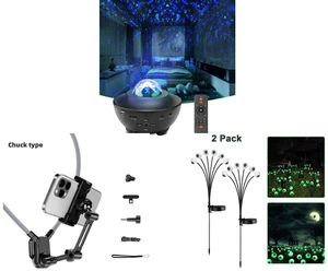 Ocean Galaxy Star Projector - Night Light Speaker LED Lamp with Remote Control and Adjustable Neck Phone Mount for Hands-Free Outdoor POV Filming & Live Streaming and 2 Pack LED Solar Eyeballs Light Garden Outdoor Waterproof Halloween Decor Lamp Ocean Galaxy Star Projector - Night Light Speaker LED Lamp with Remote Control and Adjustable Neck Phone Mount for Hands-Free Outdoor POV Filming & Live Streaming and 2 Pack LED Solar Eyeballs Light Garden Outdoor Waterproof Halloween Decor Lamp