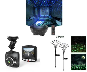 Ocean Galaxy Star Projector - Night Light Speaker LED Lamp with Remote Control and Dash Cams Front Car Camera with Night Vision G-Sensor 1080P 2.4", Black and 2 Pack LED Solar Eyeballs Light Garden Outdoor Waterproof Halloween Decor Lamp Ocean Galaxy Star Projector - Night Light Speaker LED Lamp with Remote Control and Dash Cams Front Car Camera with Night Vision G-Sensor 1080P 2.4", Black and 2 Pack LED Solar Eyeballs Light Garden Outdoor Waterproof Halloween Decor Lamp