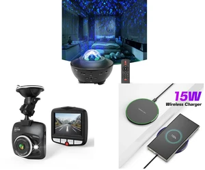 Ocean Galaxy Star Projector - Night Light Speaker LED Lamp with Remote Control and Dash Cams Front Car Camera with Night Vision G-Sensor 1080P 2.4", Black and 15W Aluminum Wireless Charging Stand, Lightweight & Portable for Android & iOS Ocean Galaxy Star Projector - Night Light Speaker LED Lamp with Remote Control and Dash Cams Front Car Camera with Night Vision G-Sensor 1080P 2.4", Black and 15W Aluminum Wireless Charging Stand, Lightweight & Portable for Android & iOS