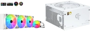 SAMA SI360 Liquid CPU Cooler 360mm Addressable RGB Pump PWM & FDB Fans AIO Water Cooler and SAMA GT650WH White 80 PLUS Gold Fully Modular ATX Power Supply - ATX 3.1 & PCIe 5.1 Compliant - Japanese Capacitors - FDB Fan with Auto Speed Control - 5 Year Warranty SAMA SI360 Liquid CPU Cooler 360mm Addressable RGB Pump PWM & FDB Fans AIO Water Cooler and SAMA GT650WH White 80 PLUS Gold Fully Modular ATX Power Supply - ATX 3.1 & PCIe 5.1 Compliant - Japanese Capacitors - FDB Fan with Auto Speed Control - 5 Year Warranty